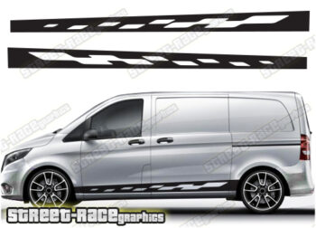 Mercedes Vito racing stripes 066
