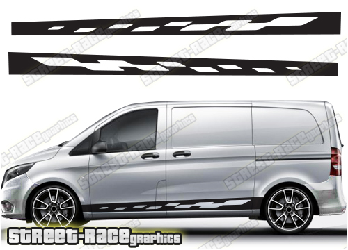 Mercedes Vito racing stripes 066