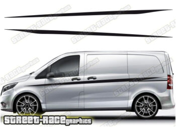 Mercedes Vito racing stripes 068