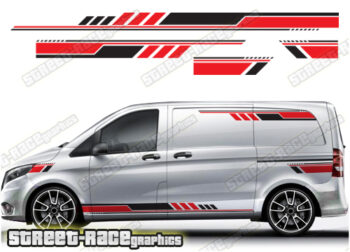 Mercedes Vito racing stripes 070