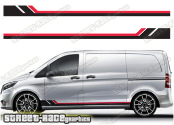 Mercedes Vito racing stripes 071