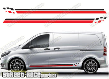 Mercedes Vito racing stripes 072