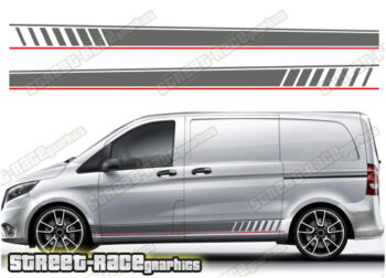 Mercedes Vito racing stripes 073