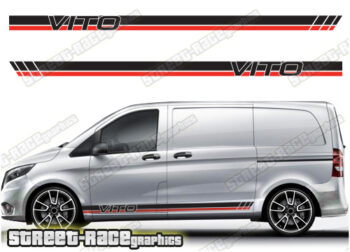 Mercedes Vito racing stripes 078