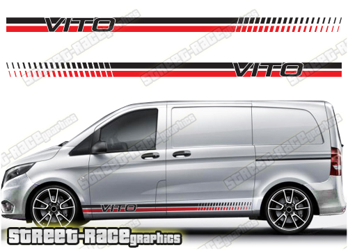 Mercedes Vito racing stripes 079