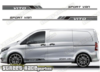 Mercedes Vito racing stripes 082