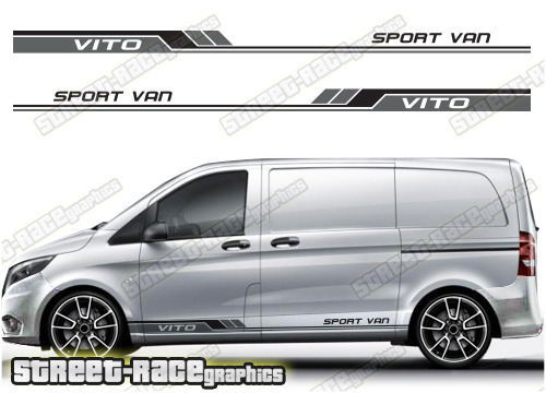 Mercedes Vito racing stripes 082