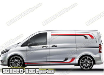 Mercedes Vito racing stripes 083
