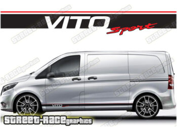 Mercedes Vito racing stripes 084