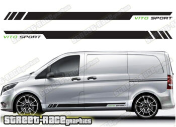 Mercedes Vito racing stripes 085