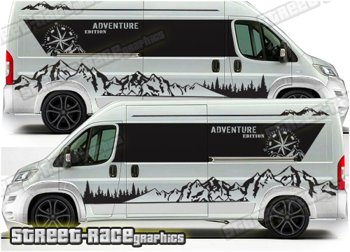 Ducato - Relay - Boxer camper van graphics 135
