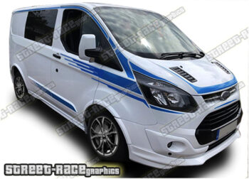 Ford Transit Custom M-SPORT Full stripes 040A ***NOT CHROME***