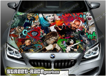 171 - Bonnet wrap (Suicide Squad)