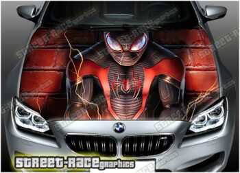 177 - Bonnet wrap (Spiderman)