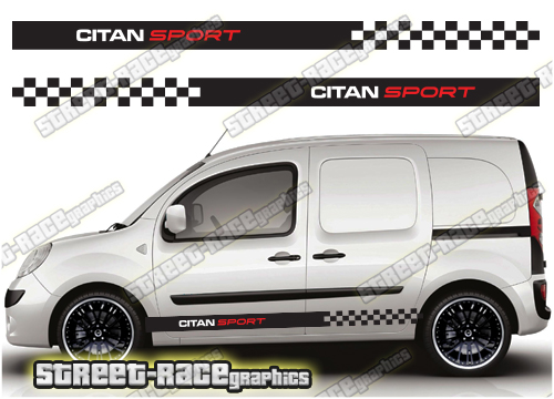 Mercedes Citan racing stripes 003
