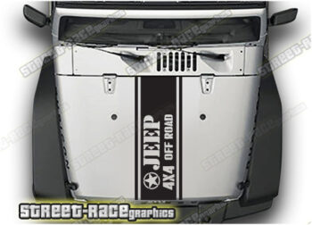 Jeep Wrangler bonnet / hood stripes 038 :: USMC