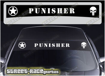 Jeep Wrangler sunstrip SS3307 :: PUNISHER