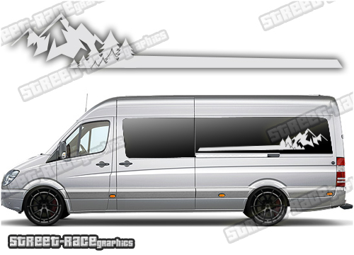 Mercedes Sprinter camper van graphics 102