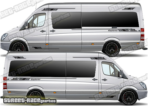 Mercedes Sprinter camper van graphics 107