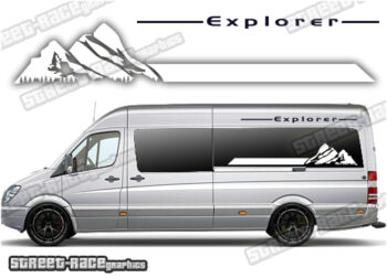 Mercedes Sprinter camper van graphics 108 - MOUNTAIN EDITION