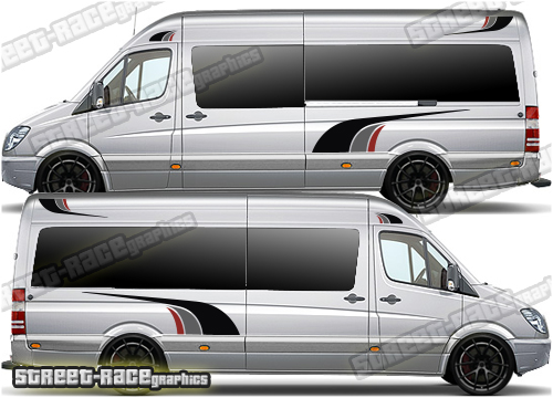 Mercedes Sprinter camper van graphics 119