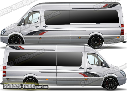 Mercedes Sprinter camper van graphics 121