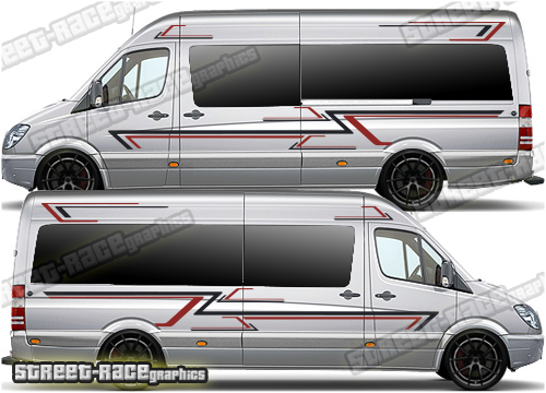 Mercedes Sprinter camper van graphics 122