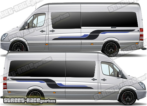 Mercedes Sprinter camper van graphics 123