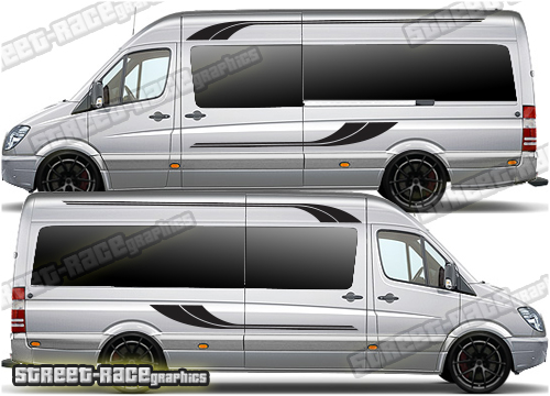 Mercedes Sprinter camper van graphics 127