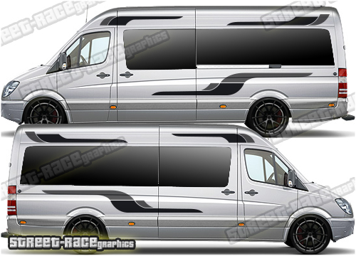 Mercedes Sprinter camper van graphics 128