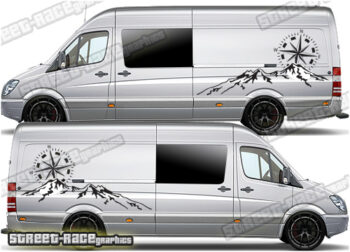 Mercedes Sprinter camper van graphics 140 - MOUNTAIN EDITION
