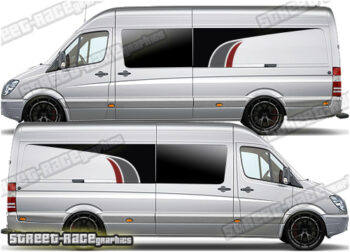 Mercedes Sprinter camper van graphics 147 - window extender