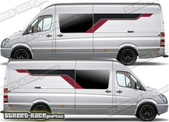 Mercedes Sprinter camper van graphics 148 - window extender