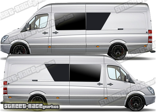 VW Crafter MK1 camper van graphics 152 - window extender