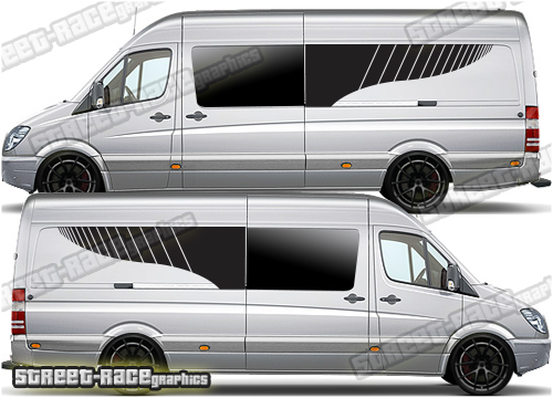 VW Crafter MK1 camper van graphics 155 - window extender
