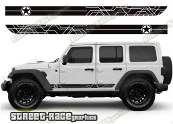 Jeep Wrangler sides 001 :: 4 door LWB