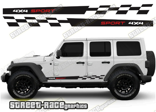 Jeep Wrangler sides 014 :: 4 door LWB