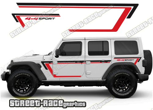 Jeep Wrangler sides 027 :: 4 door LWB