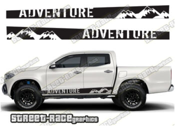 Mercedes X250D side stickers 003