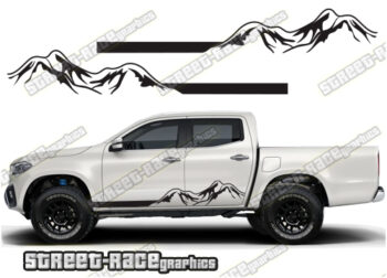 Mercedes X250D side stickers 004