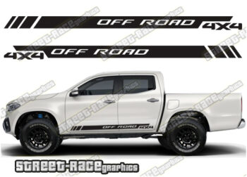 Mercedes X250D side stickers 006