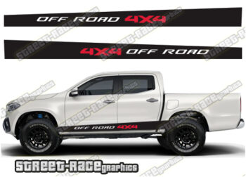 Mercedes X250D side stickers 007