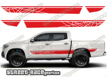 Mercedes X250D side stickers 008
