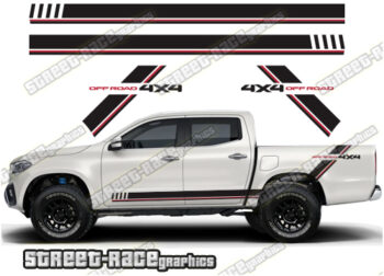 Mercedes X250D side stickers 009