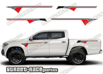Mercedes X250D side stickers 012
