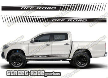 Mercedes X250D side stickers 013