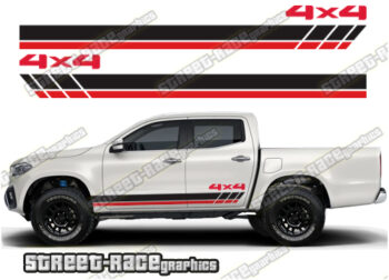 Mercedes X250D side stickers 014