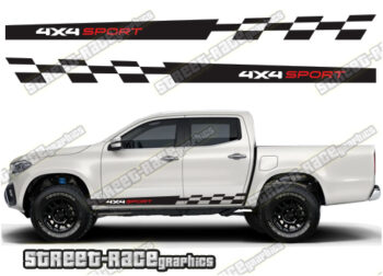 Mercedes X250D & X350D side stickers