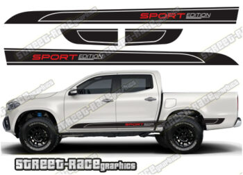 Mercedes X250D side stickers 016