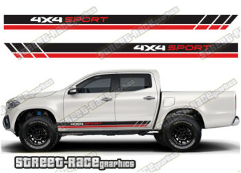 Mercedes X250D side stickers 017